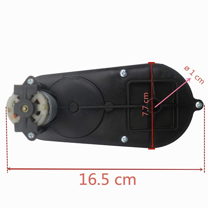 weelye 12V390 20000RPM Gearbox with DC Motor, RS390 12V Motor with Gear Box for Kids Ride-Ons Accessories Children Electric Ride On Car and Motorcycle Replacement Parts - Image 3